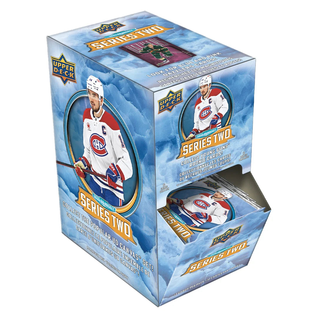 2025-26 Upper Deck Hockey Series Two Gravity Feed Box