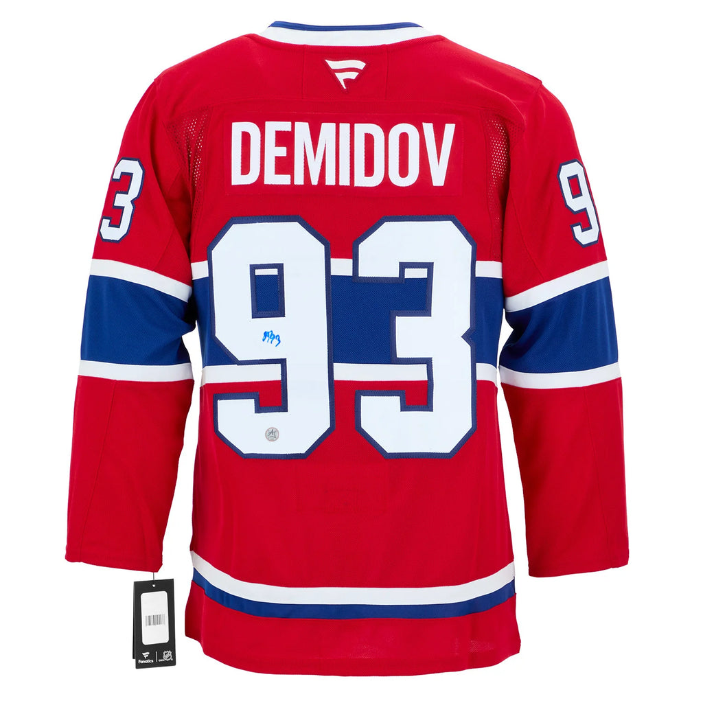 Ivan Demidov Autographed Montreal Canadiens Fanatics Breakaway Jersey