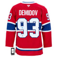 Ivan Demidov Autographed Montreal Canadiens Fanatics Premium Jersey