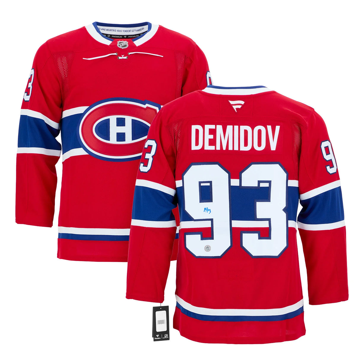Ivan Demidov Autographed Montreal Canadiens Fanatics Breakaway Jersey