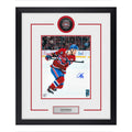 Ivan Demidov autographed framed 8x10 photo with Montreal Canadiens puck medallion and engraved nameplate