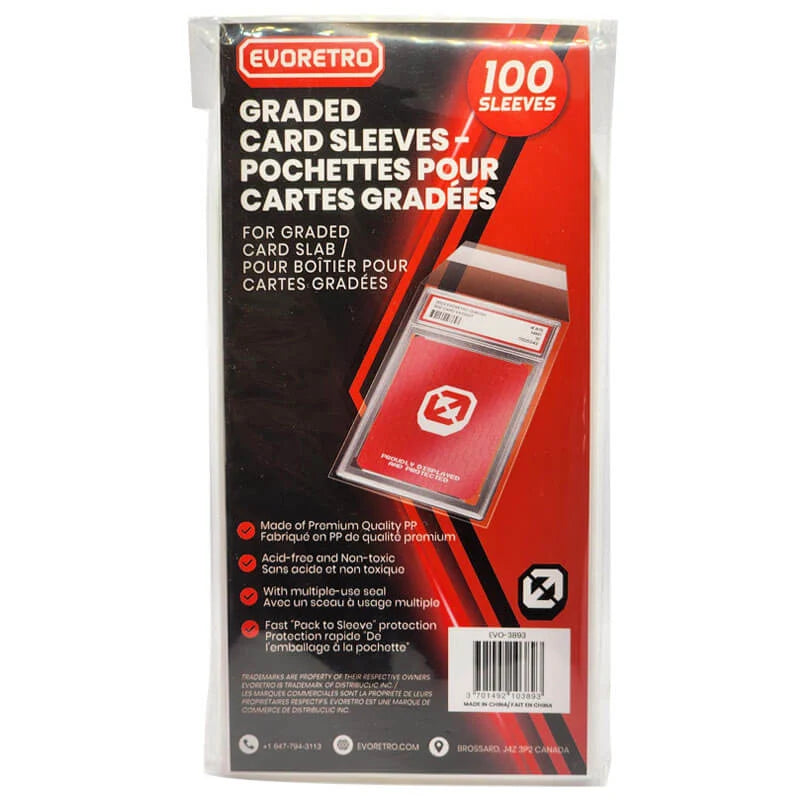 Evoretro Graded Card Sleeves 100 Pack
