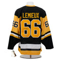 Mario Lemieux Signed Penguins Jersey - Back view