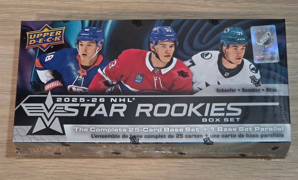 2025-26 Upper Deck NHL Star Rookies Box Set